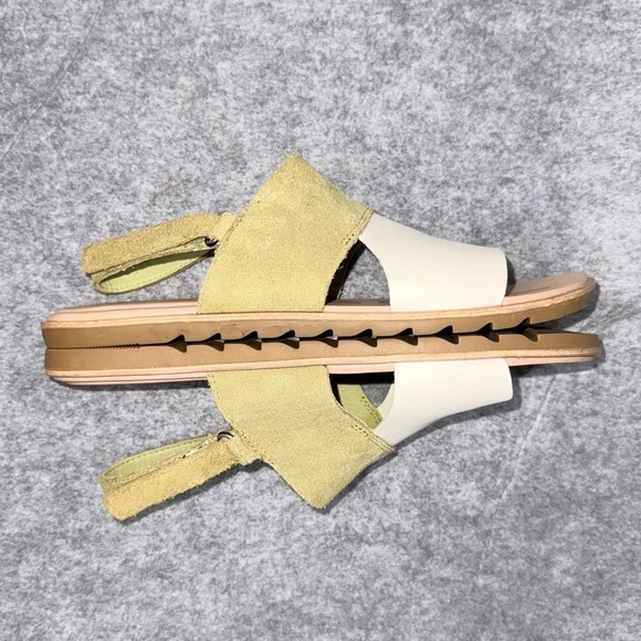 SOREL Ella II Slingback Sandal in Olive Shade Chalk- Sz 9.5 - Picture 5 of 8